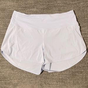 Lululemon Baby Blue Speed Up High Rise Short 4”